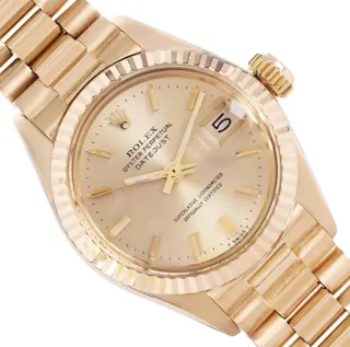 Rolex President 18k yellow gold Champagne