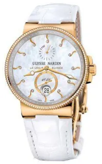 Ulysse Nardin Maxi Marine Rose gold White