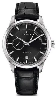 Zenith Elite Power Reserve 03.2122.685/21.C493 Stainless steel Black