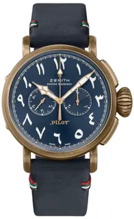 Zenith Pilot Type 20 29.2431.4069/57.C795 Bronze Blue