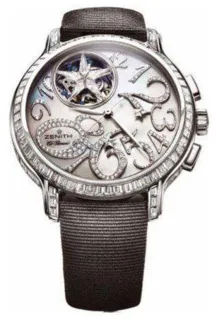 Zenith Star 18k white gold Silver