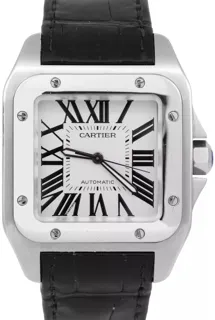 Cartier Santos de Cartier W20073X8 51mm Stainless steel Silver