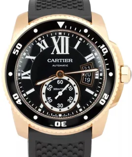 Cartier Calibre de Cartier 42mm Rose gold Black