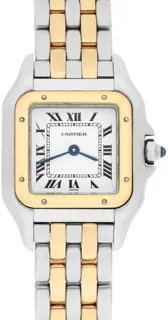 Cartier Panthu00e8re de Cartier Small Two-Tone 2 Row Yellow gold and Stainless steel Silver