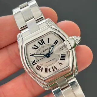 Cartier Roadster W62000V3 Stainless steel Silver