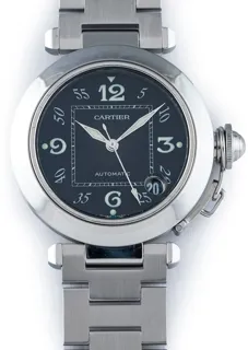 Cartier Pasha de Cartier 35mm Stainless steel Black