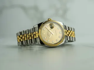 Rolex Datejust 36 116233 Yellow gold and Stainless steel Champagne