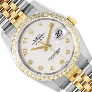 Rolex Datejust 36 116233 Stainless steel and 18k yellow gold Cream