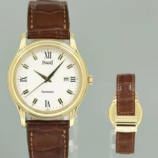 Piaget Polo 24001 M 501 D 34mm Yellow gold White