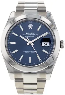 Rolex Datejust 41 126300 Stainless steel Blue