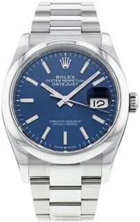 Rolex Datejust 36 126200 Stainless steel Blue