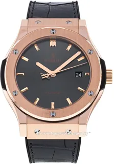 Hublot Classic Fusion 542.OX.7081.LR 42mm Yellow gold Gray