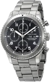 Breitling Aviator 8 A13314101B1A1 Stainless steel Black