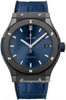 Hublot Classic Fusion 511.CM.7170.LR 45mm Black ceramic Blue