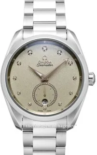 Omega Aqua Terra 220.10.38.20.59.001 38mm Stainless steel Beige