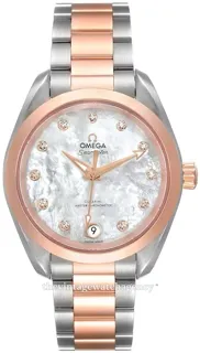 Omega Aqua Terra 220.20.34.20.55.001 34mm Stainless steel White