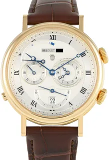 Breguet Classique 5707ba/12/9v6 39mm Yellow gold Silver