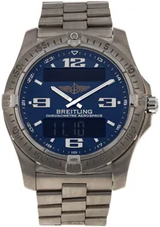 Breitling Aerospace E79362 42mm Titanium Blue