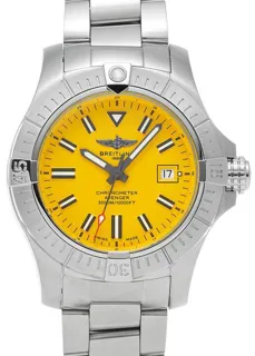 Breitling Avenger A17319101I1A1 45mm Stainless steel Golden