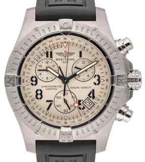 Breitling Avenger A73390 45mm Stainless steel White