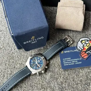 Breitling Avenger AB01821A1C1X1 Stainless steel Blue