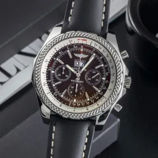 Breitling Bentley A44362 50mm Stainless steel Brown