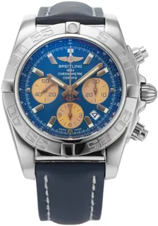 Breitling Chronomat CB0110121C1P1 44mm Rose gold and Stainless steel Blue