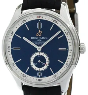 Breitling Premier A37340 40mm Stainless steel Blue