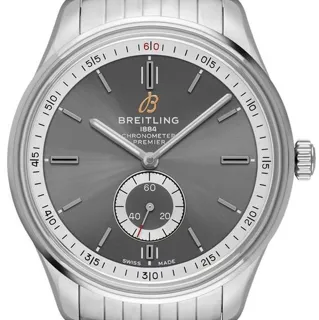 Breitling Premier A37340351B1A1 40mm Stainless steel Gray