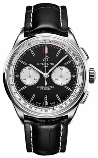 Breitling Premier AB0118371B1P1 42mm Stainless steel Black