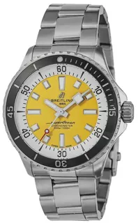 Breitling Superocean A17375211I1A1 42mm Stainless steel Golden