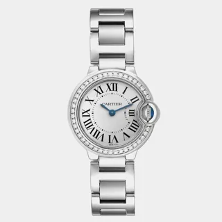 Cartier Ballon Bleu 28mm W4BB0015 28mm Stainless steel White