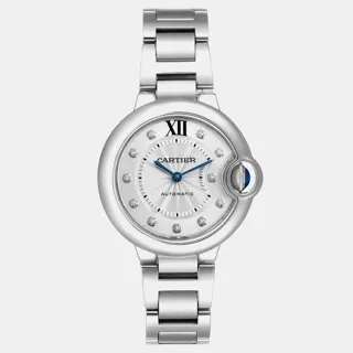 Cartier Ballon Bleu 33mm WE902074 Stainless steel Diamond