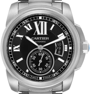 Cartier Calibre de Cartier W7100016 42mm Stainless steel Black