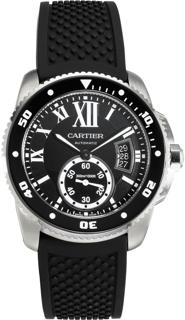 Cartier Calibre de Cartier W7100056 42mm Stainless steel Black