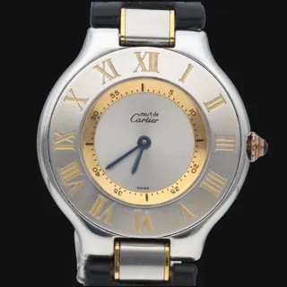 Cartier Must 21 Yellow Gold$Steel Gray