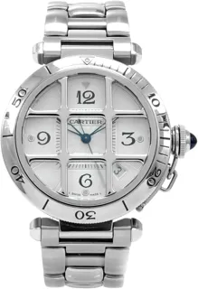 Cartier Pasha 2379 39mm Stainless steel