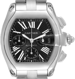 Cartier Roadster W62020X6 Stainless steel Black