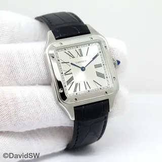 Cartier Santos Dumont WSSA0022 44mm Stainless steel Silver