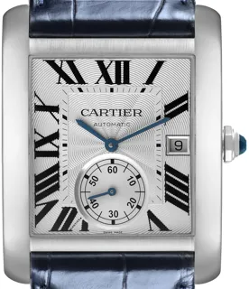 Cartier Tank W5330003 Stainless steel silver