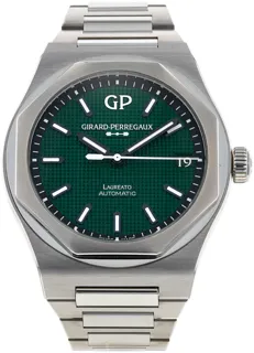 Girard-Perregaux Laureato 81010-11-3153-1CM Stainless steel Green