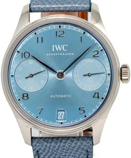 IWC Portugieser IW501708 42mm White gold Blue