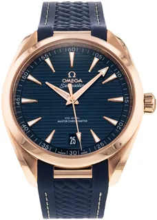 Omega Aqua Terra 150M 220.52.41.21.03.001 Sedna gold Blue