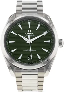 Omega Aqua Terra 220.10.41.21.10.001 Stainless steel Green