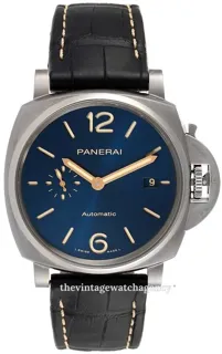 Panerai Luminor Due PAM 00927 42mm Titanium Blue