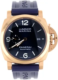 Panerai Luminor Marina PAM 01112 44mm Goldtech Blue