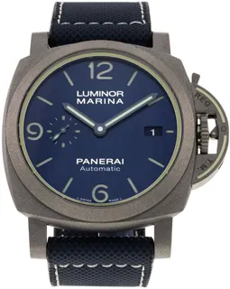 Panerai Luminor Marina PAM 01117 Titanium Blue