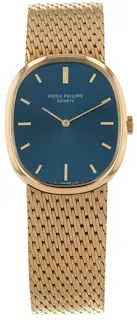 Patek Philippe Golden Ellipse 3748/1 27mm Yellow gold Blue