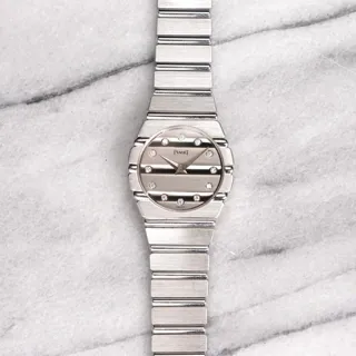 Piaget Polo 761 18K 26mm White gold Silver