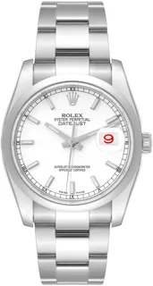 Rolex Datejust 36 116200 Stainless steel White